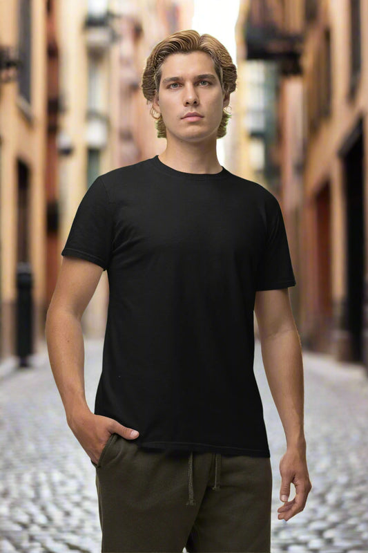 Plain Round Neck T-Shirts | NAUTICON