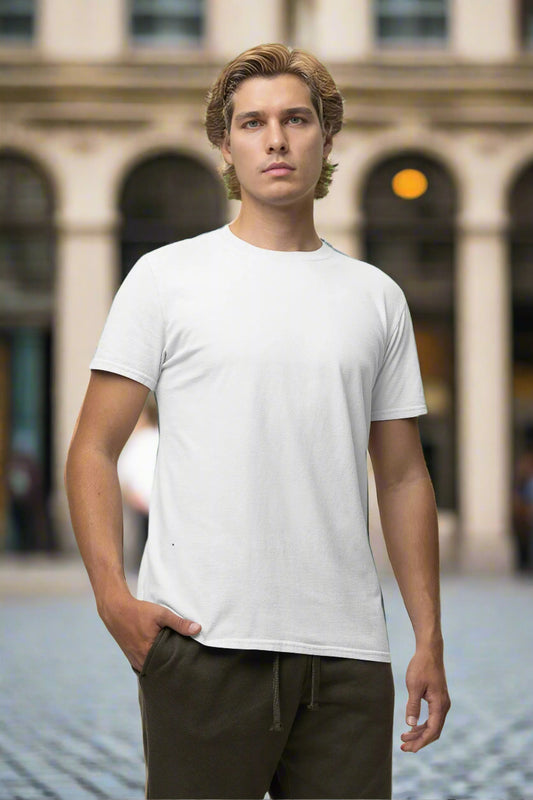 Plain Round Neck T-Shirts | NAUTICON