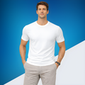 Premium Cotton Lycra Round Neck T-Shirt - MOVE FLEX