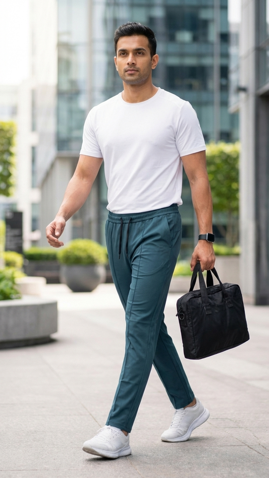 TRACK PANTS FOR MEN AIRFORCE BLUE